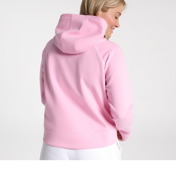 NWT DSG women’s sports fleece 1/4 Zip  hoodie Sz XL Pink Crush - Picture 3 of 8
